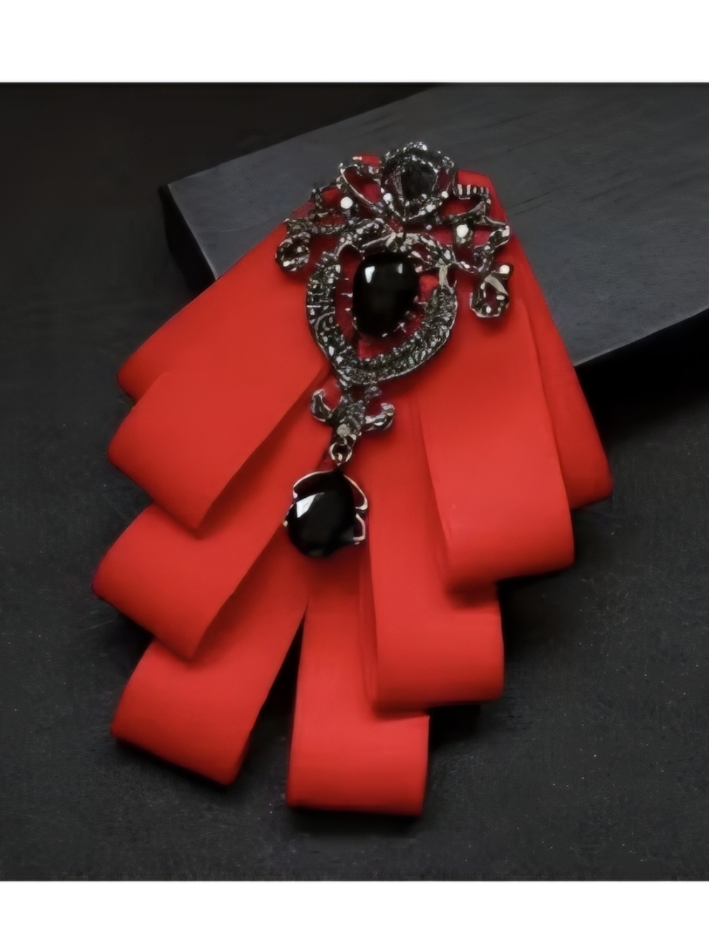 NEW Men RED Retro style bow tie British BOW TIE